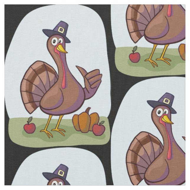 Tacksägelsedags 🦃 tyg 🦃 (Närbild)