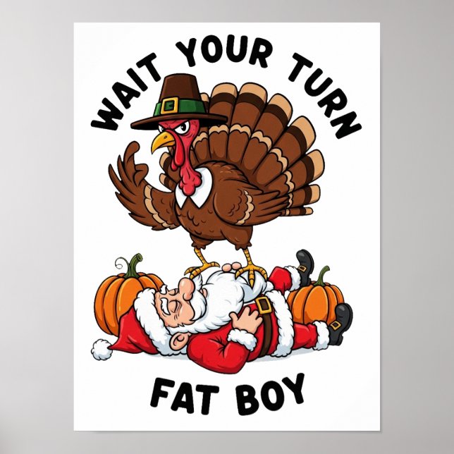 Tacksägelsedagsaffisch Poster (Framsidan)