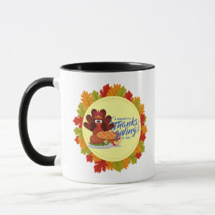 Tacksägelsedagsdesigner Mugg
