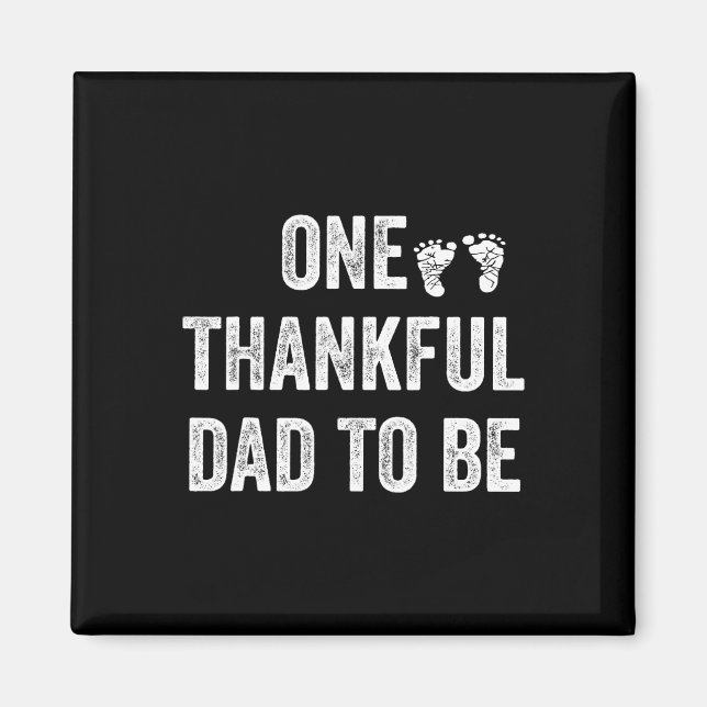 Tacksägelsedagsförklaring av graviditet En tacksam Magnet (Framsidan)