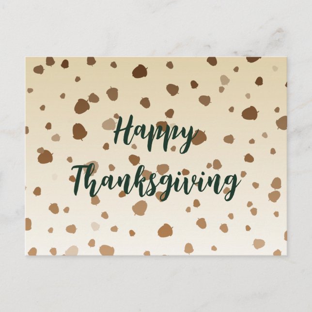 Tacksägelsedakar Vykort (Framsida)