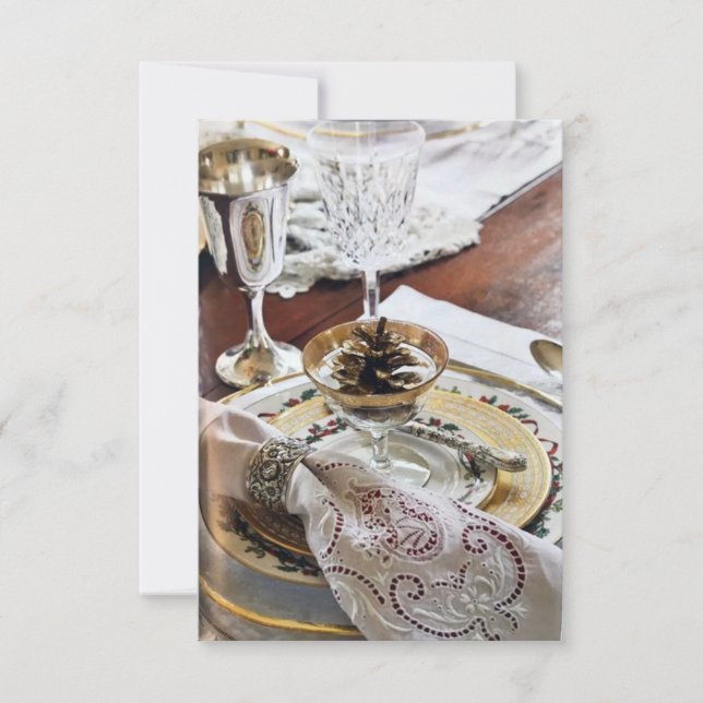 **TACKSÄGELSEFEST ELLER MIDDAG** INBJUDAN (Framsida)