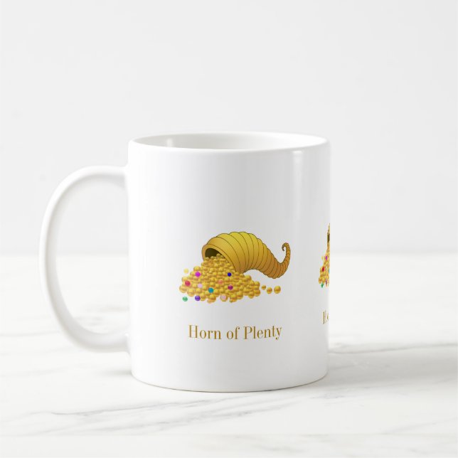 Tacksägelsens Överflödshorn Kaffemugg (Vänster)