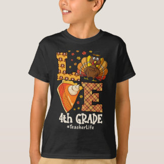 Tacksägelseskärlek 4:e klass lärare Turkiet Höst  T Shirt
