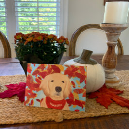 Tacksam - Faller In I Mitt Liv Thanksgiving-kort Kort