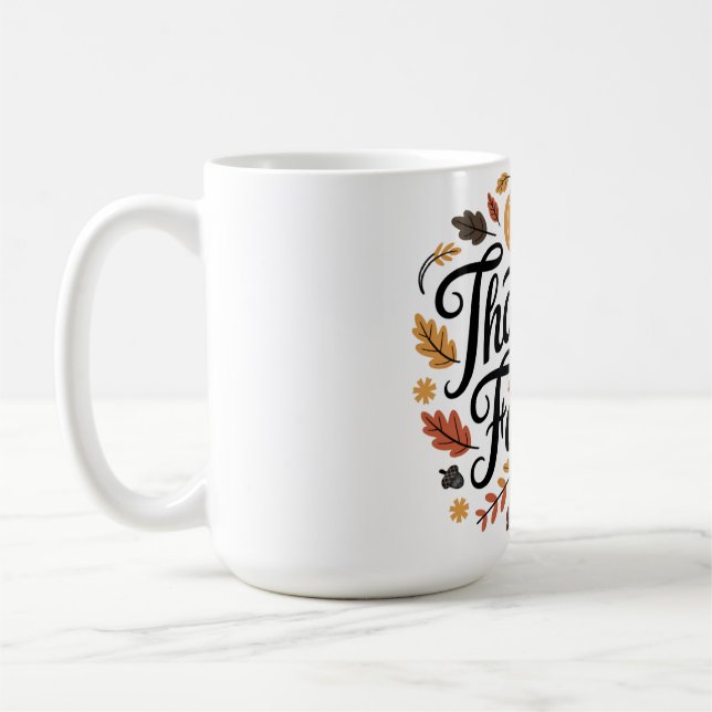 Tacksam för de som betyder mest kaffemugg (Vänster)