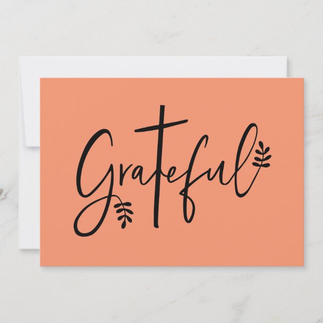 Tacksam Inbjudningar (Framsida)