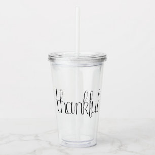 Tacksam isolerad Tumbler Take Away Mugg