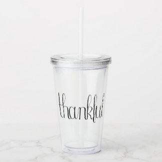Tacksam isolerad Tumbler Take Away Mugg