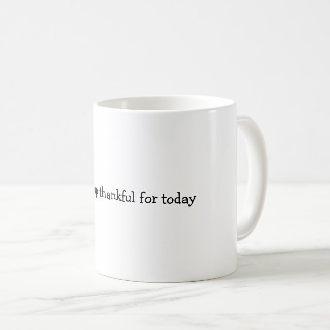 Tacksam  kaffemugg (Framsida höger)