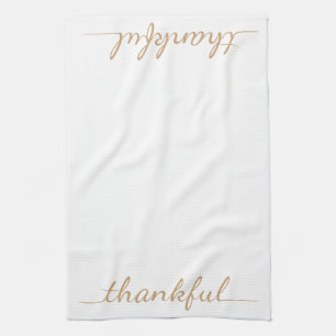 Tacksam kökshandduk för thanksgiving