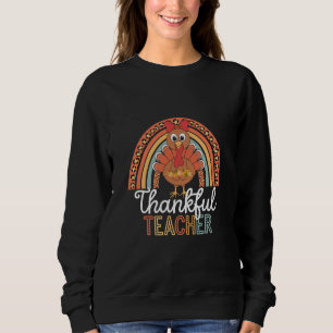 Tacksam lärare välsignad Thanksgiving skola T Shirt