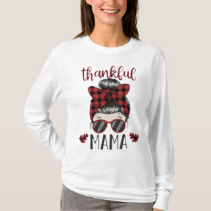 Tacksam Mamma Tacksgiving T Shirt