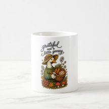 Tacksam och lite gässaktig Thanksgiving-design