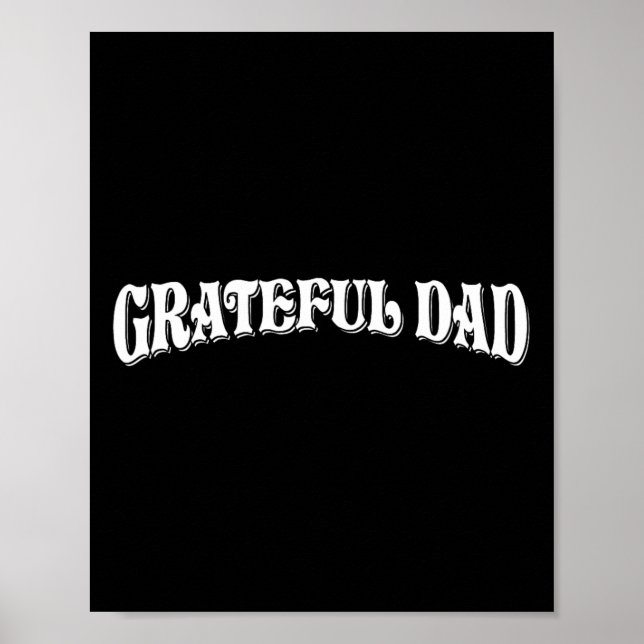 Tacksam pappa Världens bästa fars dag  Poster (Framsidan)