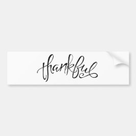 Tacksam papper uppsättning bildekal