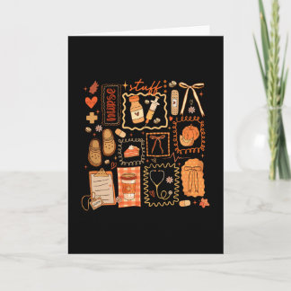 Tacksam Sjuksköterska Höst Stetoskop Coquette Slöj Kort