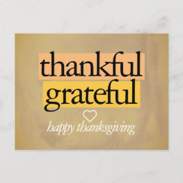 tacksam tacksam: glad thanksgiving vykort