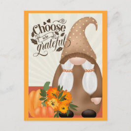 Tacksam Tacksam Höst Höst Tomte Vykort