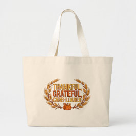 Tacksam Tacksam Kolhydratstoppad Totebag Jumbo Tygkasse