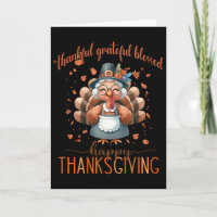 Tacksam Tacksam Salig Kalkon Glad Thanksgiving
