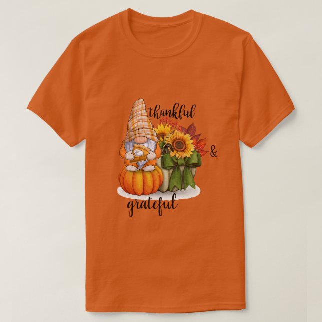 Tacksam & tacksam t shirt (Design framsida)