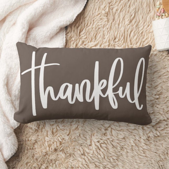Tacksam Tacksam Välgång Dagen för tacksägelse Lumbarkudde (Filt)