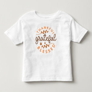 Tacksam Tacksam Välsignad Tacksgiving Pumpa T Shirt