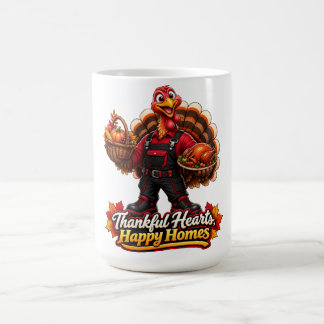 TACKSAMA HJÄRTAN, GLADA HEM KAFFEMUGG