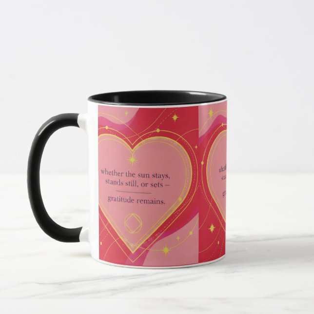 Tacksamhet Består: Kärlek & Avsikt | Inspiration Mugg (Vänster)