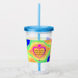 Tacksamhet Består™: Kärlek & Avsikt | Inspiration Take Away Mugg