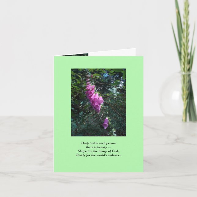 Tacksamhet för vänskap tack kort (Framsida)