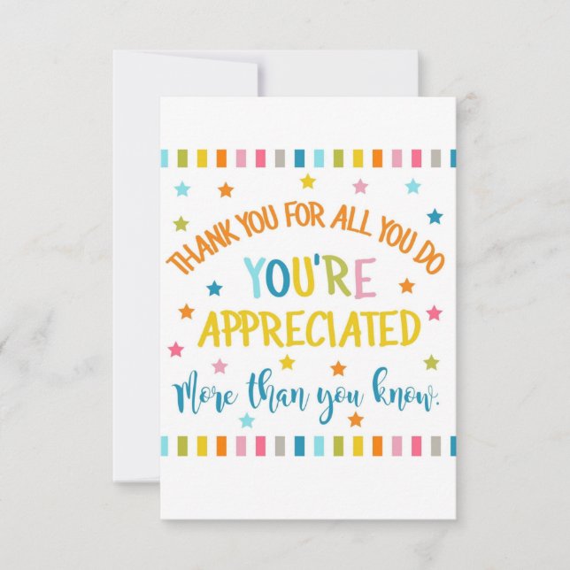 tacksamhet för volontäruppskattningsvecka kort (Framsida)