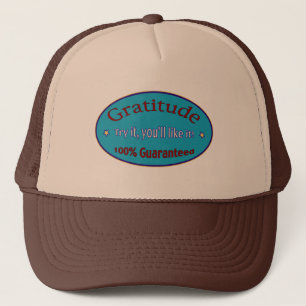 Tacksamhet garanterad 100% keps