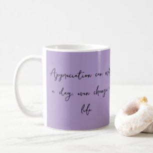 Tacksamhet Inspirerande Citat Mugg