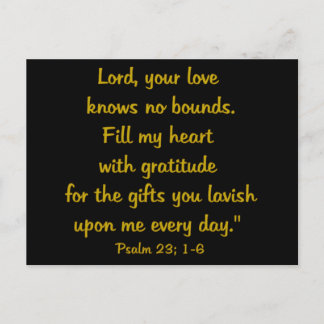 tacksamhet psalm vykort