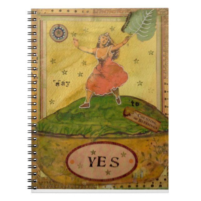 Tacksamhetanteckningsbok som räknar välsignelser anteckningsbok (Framsidan)