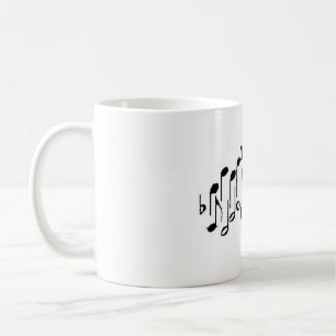 tacksamma anteckningar kaffemugg