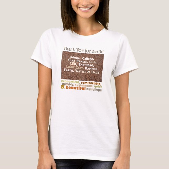 Tacksamma byggmästare utslagsplats tee shirt (Framsida)