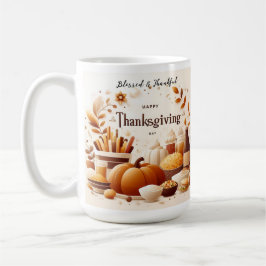 Tacksamma Samkomster: Festlig Thanksgiving-mugg Kaffemugg