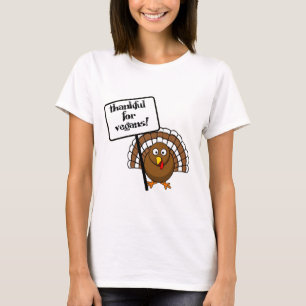 Tacksamt för vegans! t-shirt