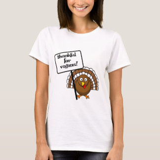 Tacksamt för vegans! t-shirt