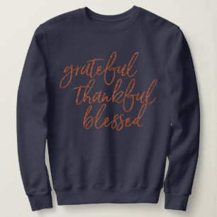 Tacksamt tacksamt välsignat t shirt