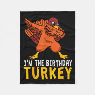 Tacksgiving Födelsedag Rolig Födelsedag Född På Ta Fleecefilt