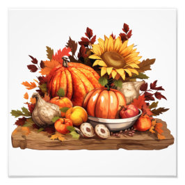 Tacksgiving Fototryck