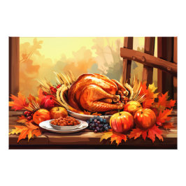 Tacksgiving Fototryck