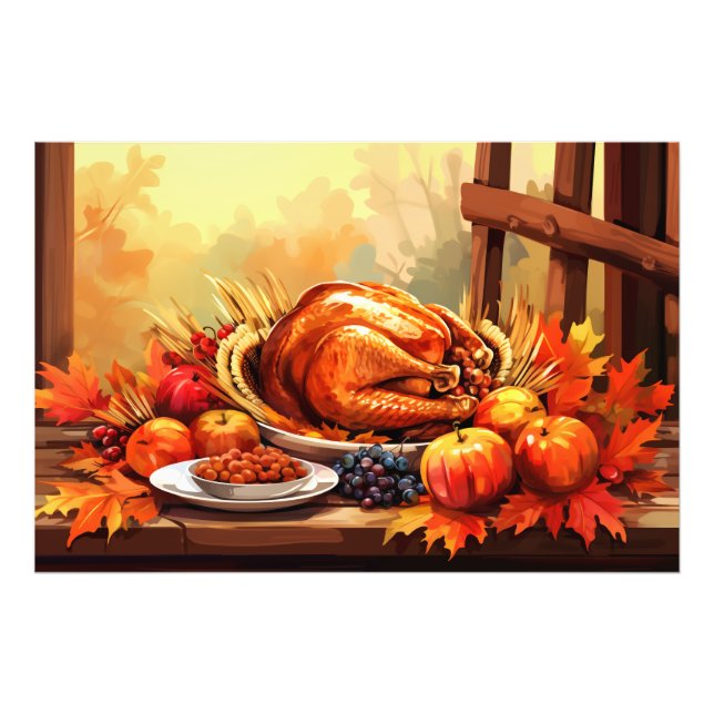 Tacksgiving Fototryck (Framsidan)