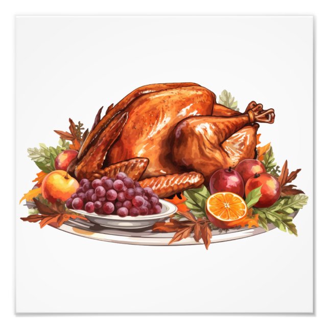 Tacksgiving Fototryck (Framsidan)
