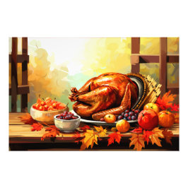 Tacksgiving Fototryck