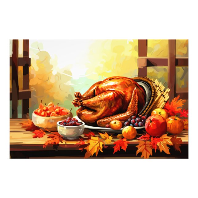 Tacksgiving Fototryck (Framsidan)